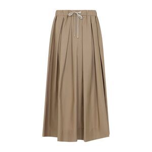 Max Mara`S Pineta Popeline Skirt Women